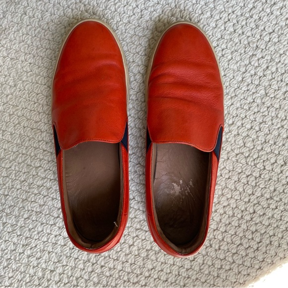 Paul Smith Red Leather Loafers - Picture 8 of 12
